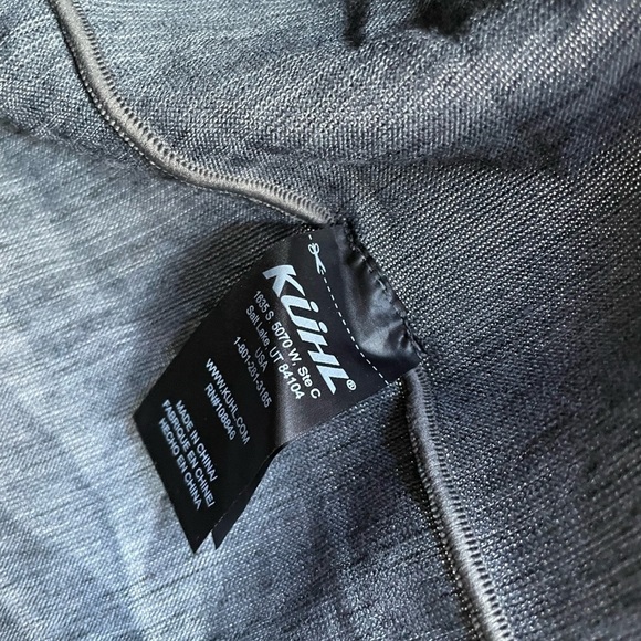 Men’s Kuhl SKAR 1/4 ZIP in grey size small - Picture 5 of 9